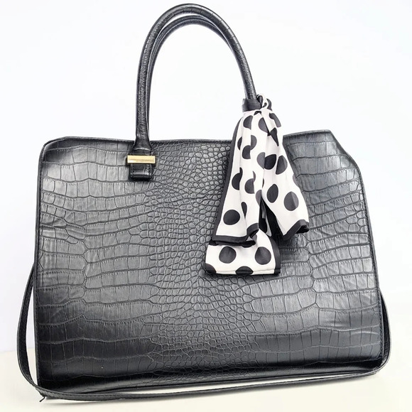 H&M Croc Embossed Tote* - Picture 1 of 11